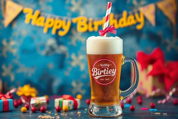 Imágenes de "Cumpleaños Feliz" con Cerveza para Ocasión Alegre